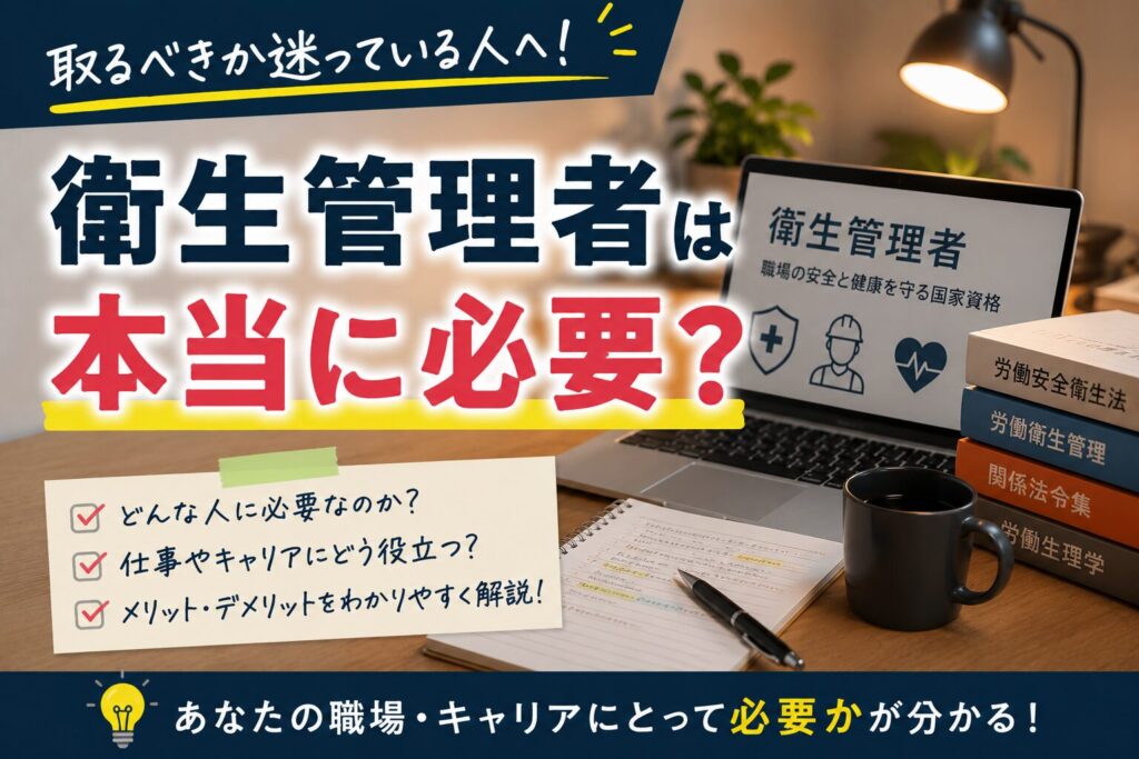 衛生管理者は本当に必要？
