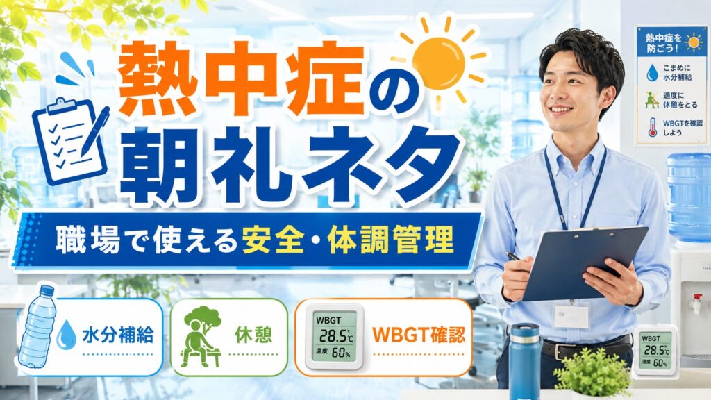 熱中症の朝礼ネタ